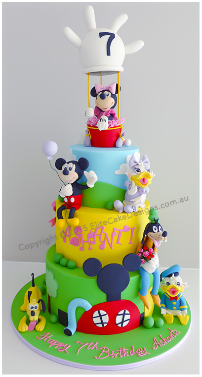 Mickey - Minnie Clubhouse Kids Birthday Cake